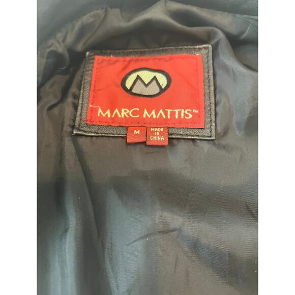 MARC MATTIS LONG SLV FULL LENGTH BUTTON GENUINE LEATHER COAT, WOMENS, M, BLACK - Picture 11 of 12